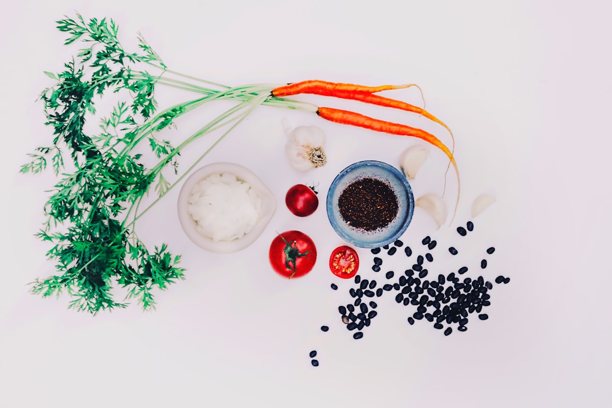 Pâtes complets légumes frais